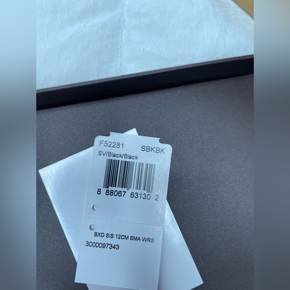 COACH 12cm signature small wristlet wallet black jacquard pattern - Picture 7 of 7